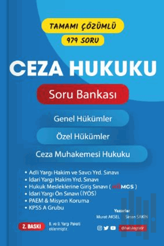 Ceza Hukuku Soru Bankası | Kitap Ambarı