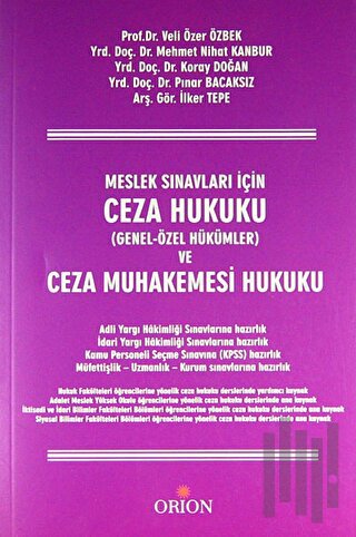 Ceza Hukuku ve Ceza Muhakemesi Hukuku | Kitap Ambarı