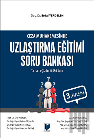 Ceza Muhakemesinde Uzlaştırma Eğitimi Soru Bankası | Kitap Ambarı