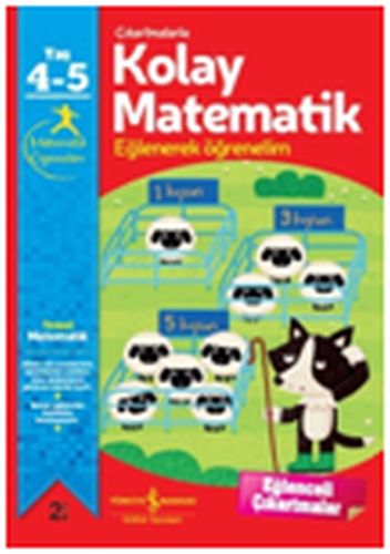 Çıkartmalarla Kolay Matematik 4-5 Yaş | Kitap Ambarı