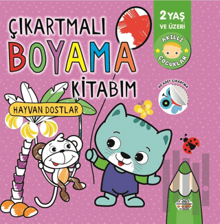 Çıkartmalı Boyama Kitabım-hayvan Dostlar | Kitap Ambarı