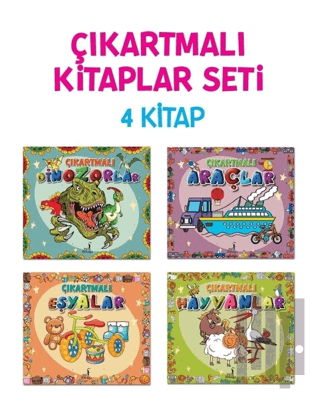 Çıkartmalı Kitaplar Seti (4 Kitap Takım) | Kitap Ambarı