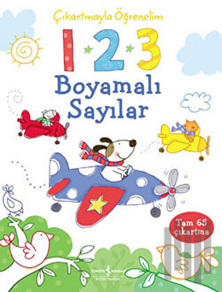 Çıkartmayla Öğrenelim 1-2-3: Boyamalı Sayılar | Kitap Ambarı