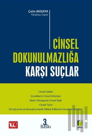 Cinsel Dokunulmazlığa Karşı Suçlar (Ciltli) | Kitap Ambarı