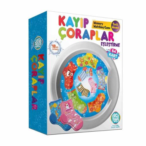 Circle Toys Kayıp Çoraplar Eşleştirme Oyunu | Kitap Ambarı