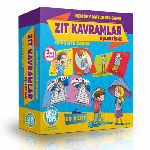 Circle Toys Zıt Kavramlar Eşleştirme Oyunu | Kitap Ambarı