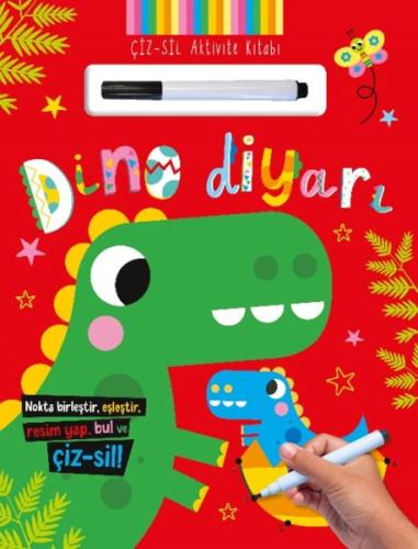 Çiz – Sil Aktivite Kitabı Dino Diyarı | Kitap Ambarı