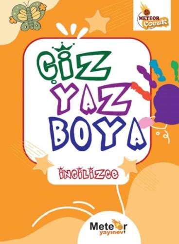 Çiz Yaz Boya İngilizce Boyama Kitabı | Kitap Ambarı