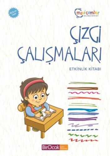 Çizgi Çalışmaları Etkinlik Kitabı (48 Ay ve Üzeri) - Mavi Çember Okul 