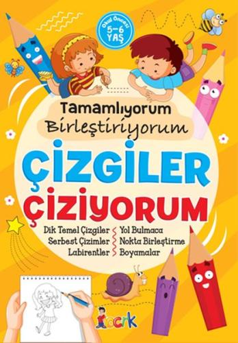 Çizgiler Çiziyorum - Tamamlıyorum Birleştiriyorum | Kitap Ambarı