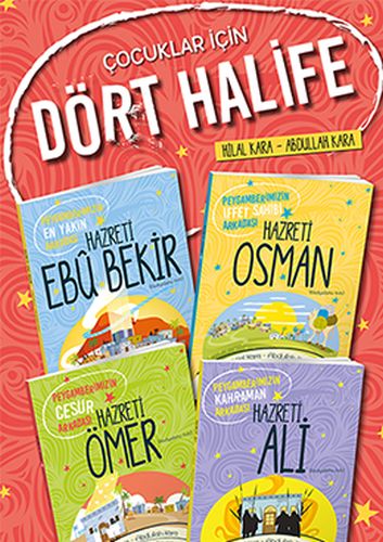 Çocuklar İçin Dört Halife Seti (4 Kitap Takım) | Kitap Ambarı