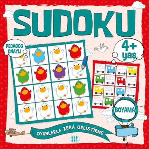 Çocuklar İçin Sudoku Boyama (4+ Yaş) | Kitap Ambarı