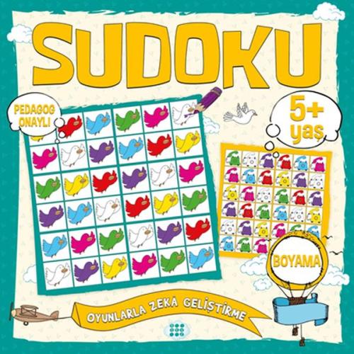 Çocuklar İçin Sudoku Boyama (5+ Yaş) | Kitap Ambarı