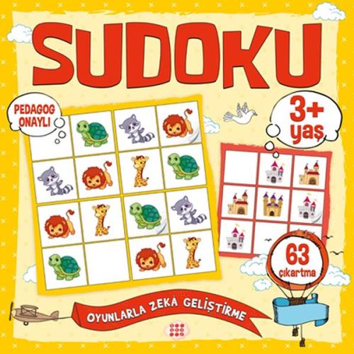 Çocuklar İçin Sudoku Çıkartmalı (3+ Yaş) | Kitap Ambarı