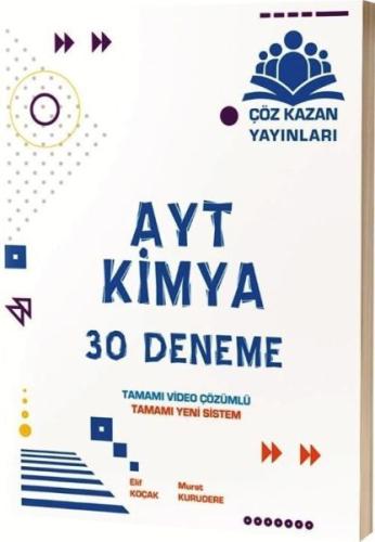 Çöz Kazan AYT Kimya 30 lu Deneme Sınavı (Yeni) | Kitap Ambarı