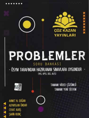 Çöz Kazan Problemler Soru Bankası YKS,KPSS,DGS,ALES (Yeni) | Kitap Amb