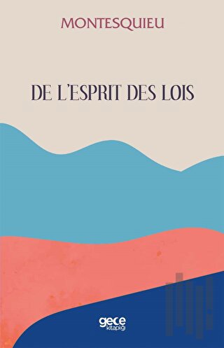 De L’esprit Des Lois | Kitap Ambarı