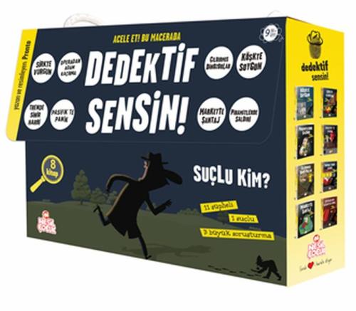 Dedektif Sensin 2 Set Bir Arada - 8 Kitap Takım | Kitap Ambarı