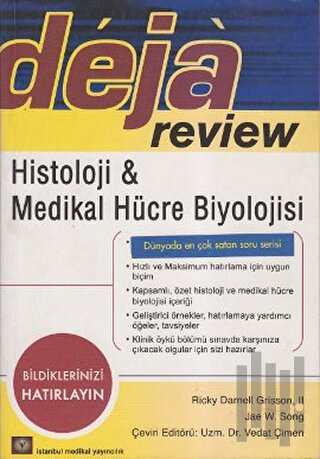 Deja Review - Histoloji ve Medikal Hücre Biyolojisi | Kitap Ambarı