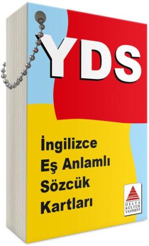 YDS İngilizce Eş Anlamlı Sözcük Kartları | Kitap Ambarı