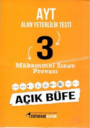 DenemeBank AYT Açık Büfe 3 Mükemmel Sınav Provası | Kitap Ambarı