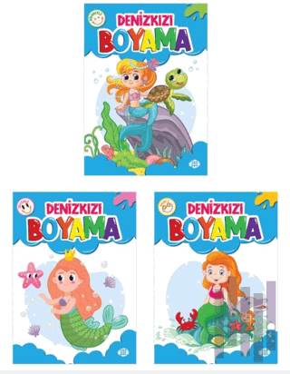 Denizkızı Boyama Seti (3 Kitap) | Kitap Ambarı