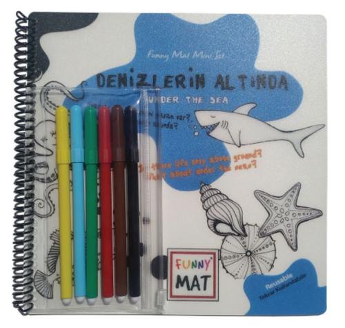 Denizlerin Altında - Funny Mat - Mini Set (Aktivite Seti) | Kitap Amba