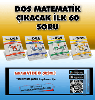 DGS Matematik İlk 60 Soru Garanti Seti 4'lü | Kitap Ambarı