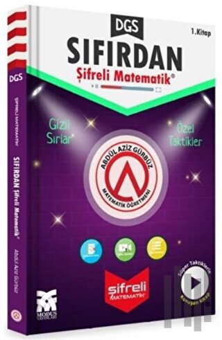 DGS Sıfırdan Şifreli Matematik 1. Kitap | Kitap Ambarı