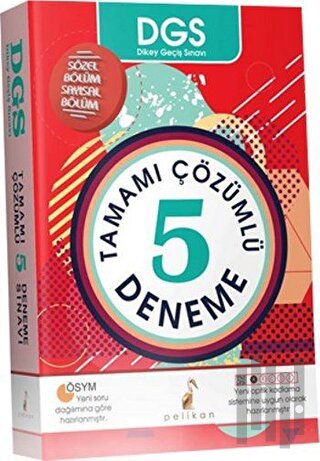 DGS Tamamı Çözümlü 5 Deneme | Kitap Ambarı