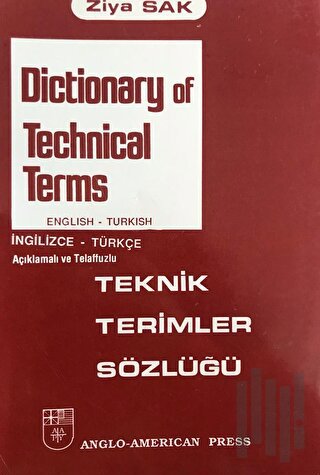 Dictionary of Technical Terms - Teknik Terimler Sözlüğü | Kitap Ambarı