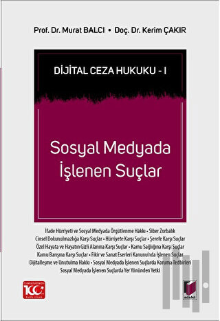 Dijital Ceza Hukuku 1 - Sosyal Medyada İşlenen Suçlar | Kitap Ambarı