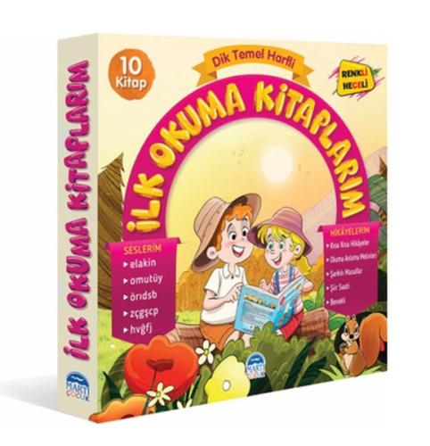 Dik Temel Harfli İlk Okuma Kitabım Elakin / 10 Kitap | Kitap Ambarı