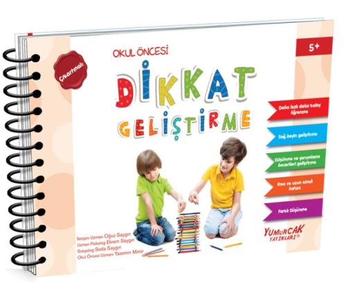 Dikkat Geliştirme - Okul Öncesi - (5 Yaş) | Kitap Ambarı