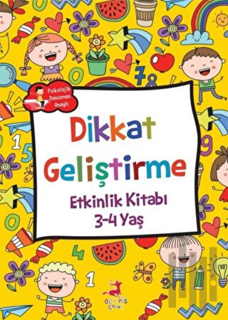 Dikkat Geliştirme - Etkinlik Kitabı (3-4 Yaş) | Kitap Ambarı