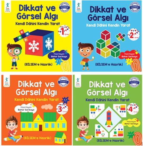 Dikkat ve Görsel Algı Evde Eğitim Seti - 4 Kitap | Kitap Ambarı