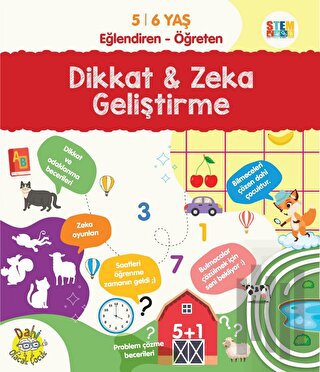 Dikkat ve Zeka Geliştirme 5-6 Yaş | Kitap Ambarı