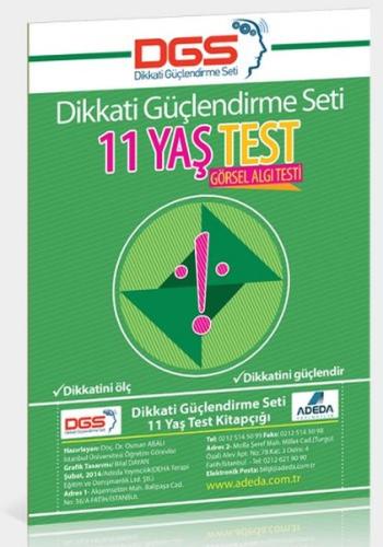 Dikkati Güçlendirme Seti 11 Yaş Test | Kitap Ambarı