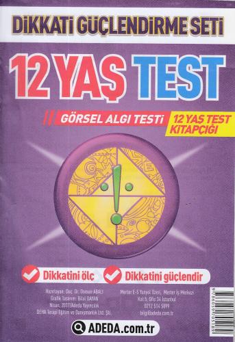 Dikkati Güçlendirme Seti 12 Yaş Test | Kitap Ambarı