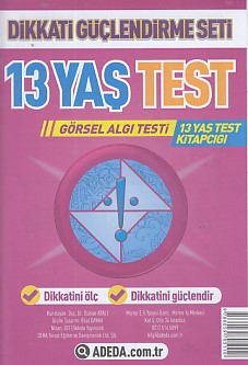 Dikkati Güçlendirme Seti 13 Yaş Test | Kitap Ambarı