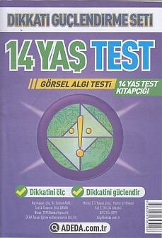 Dikkati Güçlendirme Seti 14 Yaş Test | Kitap Ambarı