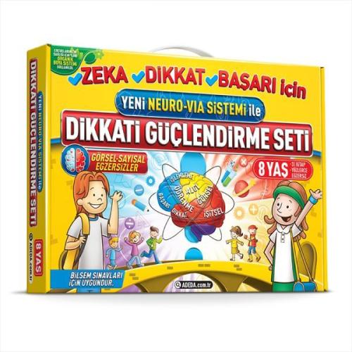 Dikkati Güçlendirme Seti 2. Sınıf – 8 yaş- Neuro-Via | Kitap Ambarı