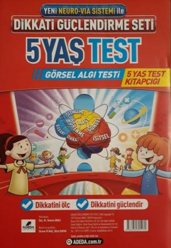 Dikkati Güçlendirme Seti 5 Yaş Test | Kitap Ambarı