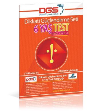 Adeda DGS Dikkati Güçlendirme Seti 6 Yaş Test Görsel Algı Testi | Kita