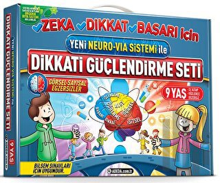 Dikkati Güçlendirme Seti 9 Yaş | Kitap Ambarı