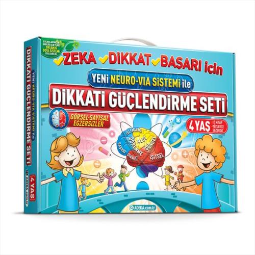 Dikkat Güçlendirme Seti Neuro-Via Sistemi (4 Yaş) | Kitap Ambarı