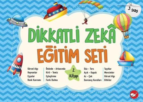 Dikkatli Zeka Eğitim Seti 2. Kitap (3 Yaş) | Kitap Ambarı