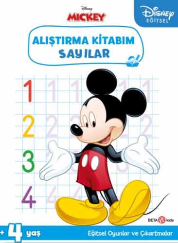 Disney Eğitsel Çıkartmalı Mickey Alıştırma Kitabım Sayılar | Kitap Amb