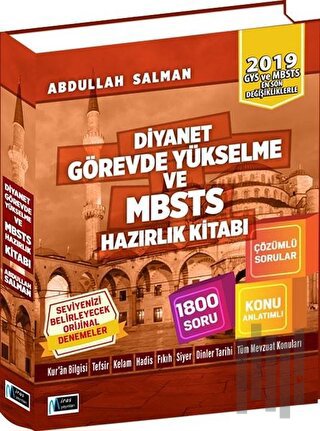 Diyanet Görevde Yükselme ve MBSTS Hazırlık Kitabı 2019 | Kitap Ambarı