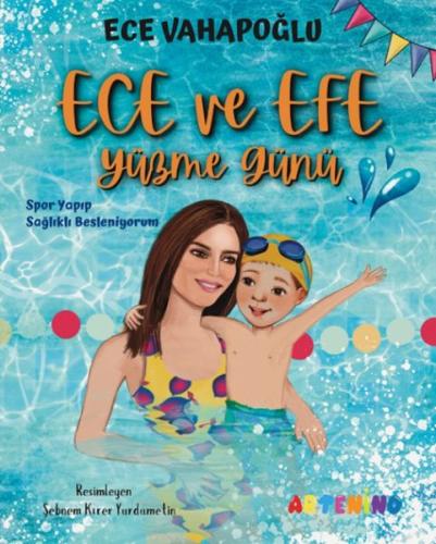 Ece ve Efe Yüzme Günü - Spor Yayıp Sağlıklı Besleniyorum | Kitap Ambar